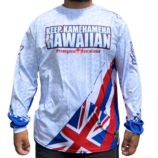 Keep Kamehameha Hawaiian (Keʻokeʻo Edition) - Long Sleeve