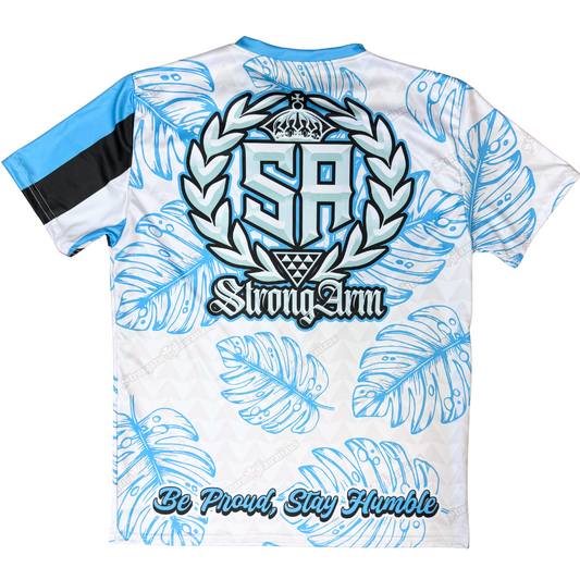 SA Baby Blue Monstera - Sub Shirt