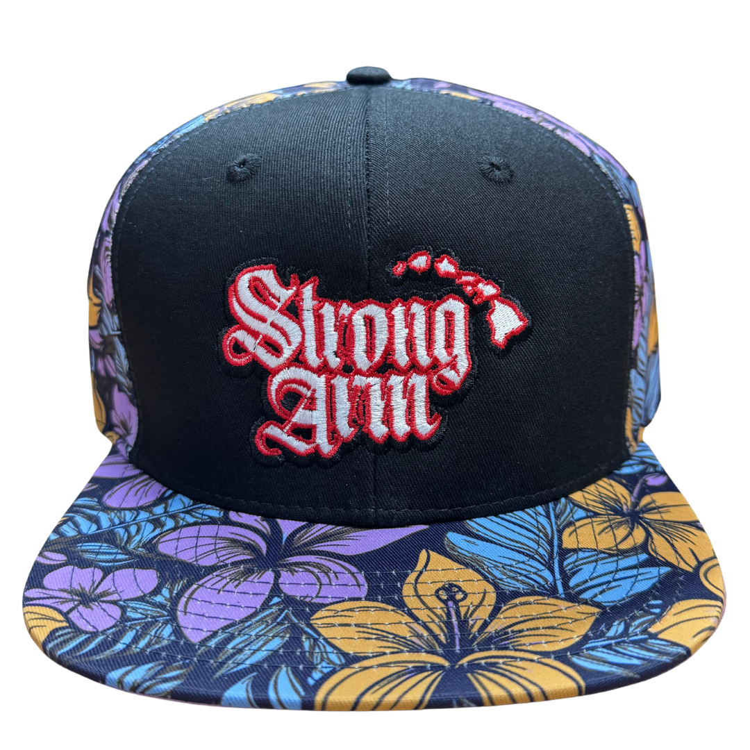 Strong Arm Purple Floral - Snapback