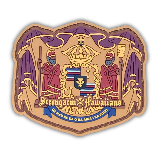 Hawaiian Coat of Arms - Velcro Patch