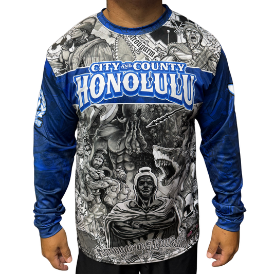 City & County Hawaiian Comics - Long Sleeve
