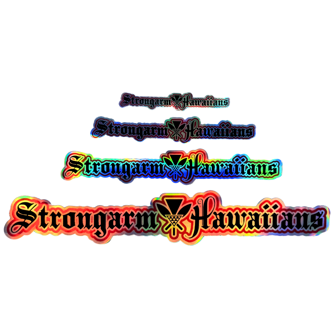 Strongarm Hawaiians Holographic Logo - Sticker