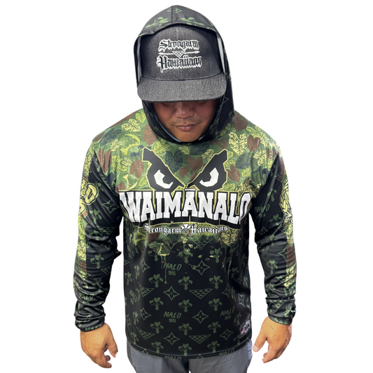 Waimānalo "God's Country" - Long Sleeve W/Hood
