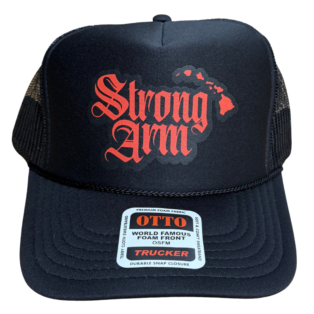 Strong Arm Black - Trucker Hat