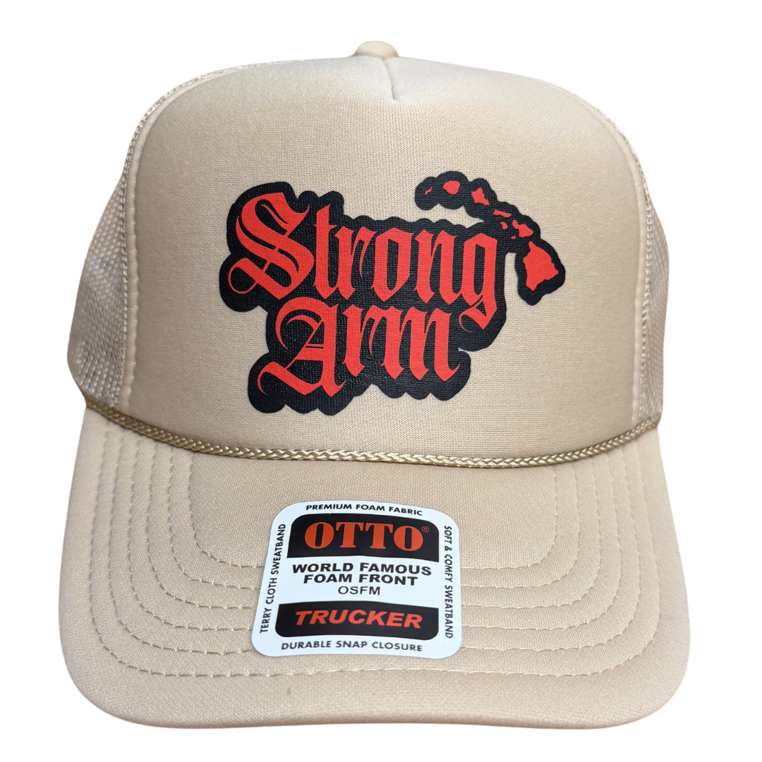 Strong Arm Beige - Trucker Hat