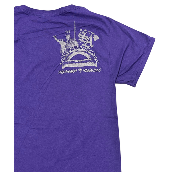 Original Strongarm Hawaiians - Purple Cotton T-Shirt