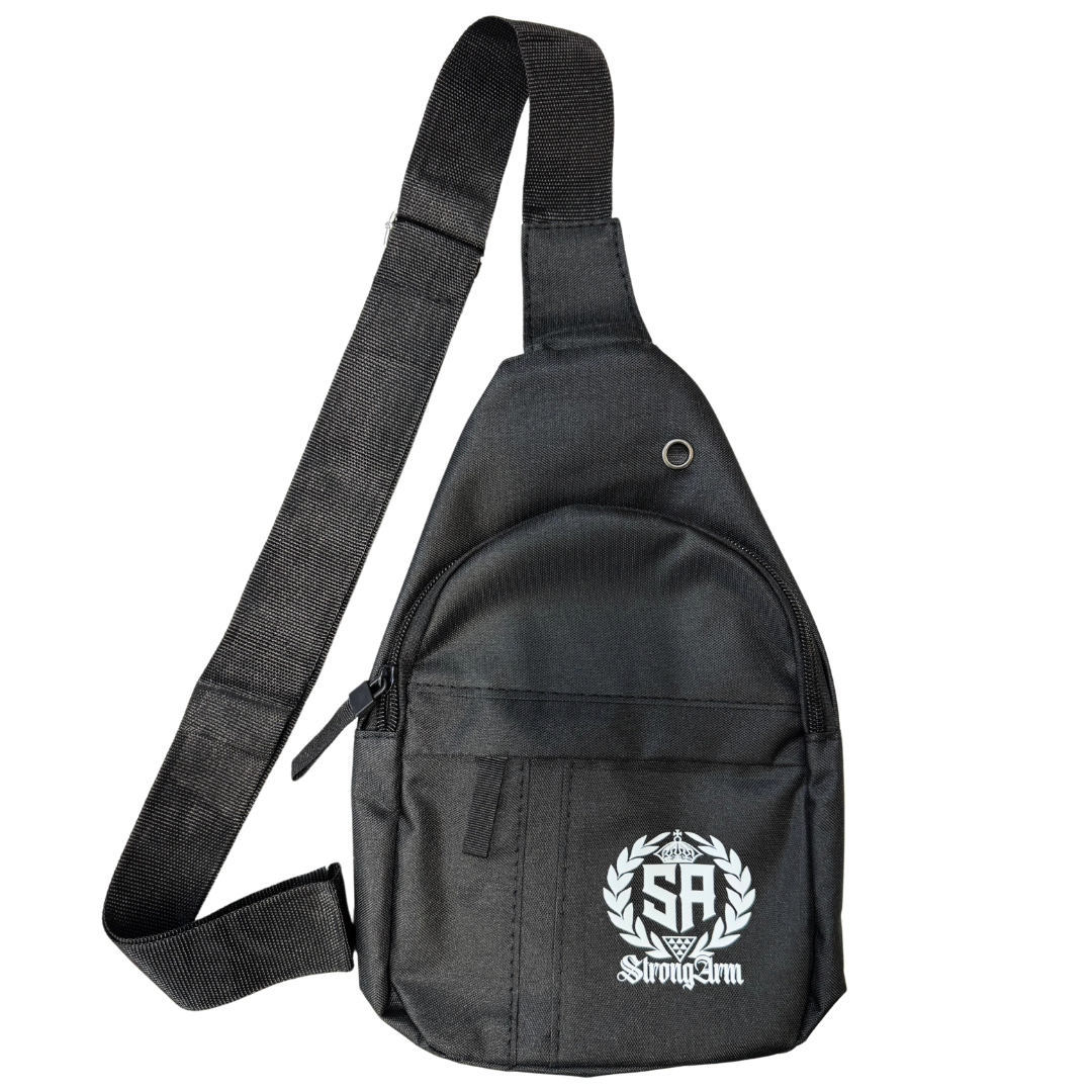 SA Strongarm Logo - Black Sling Bag