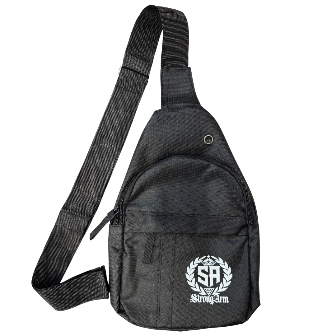 SA Strongarm Logo - Black Cross Body Bag