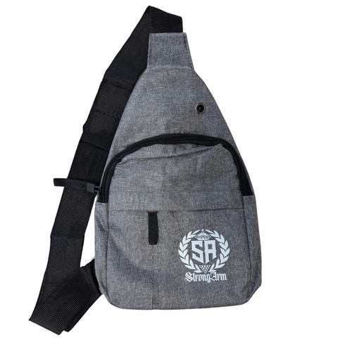 SA Strongarm Logo - Gray Cross Body Bag