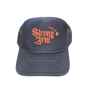 Navy Foam Snapback