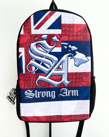 Strong Arm Hawaiian Flag Backpack