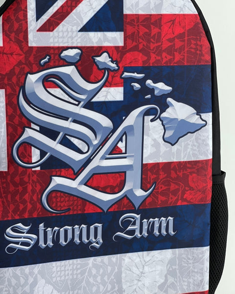 Strong Arm Hawaiian Flag - Backpack