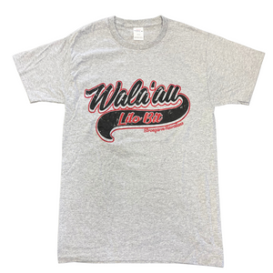 Walaʻau Cotton T-Shirt - Black and Red