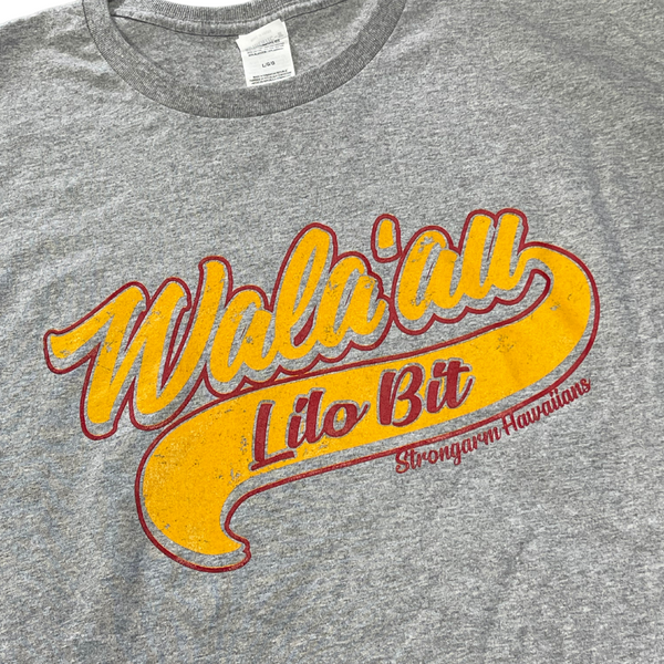 Walaʻau Cotton T-Shirt - Yellow and Red