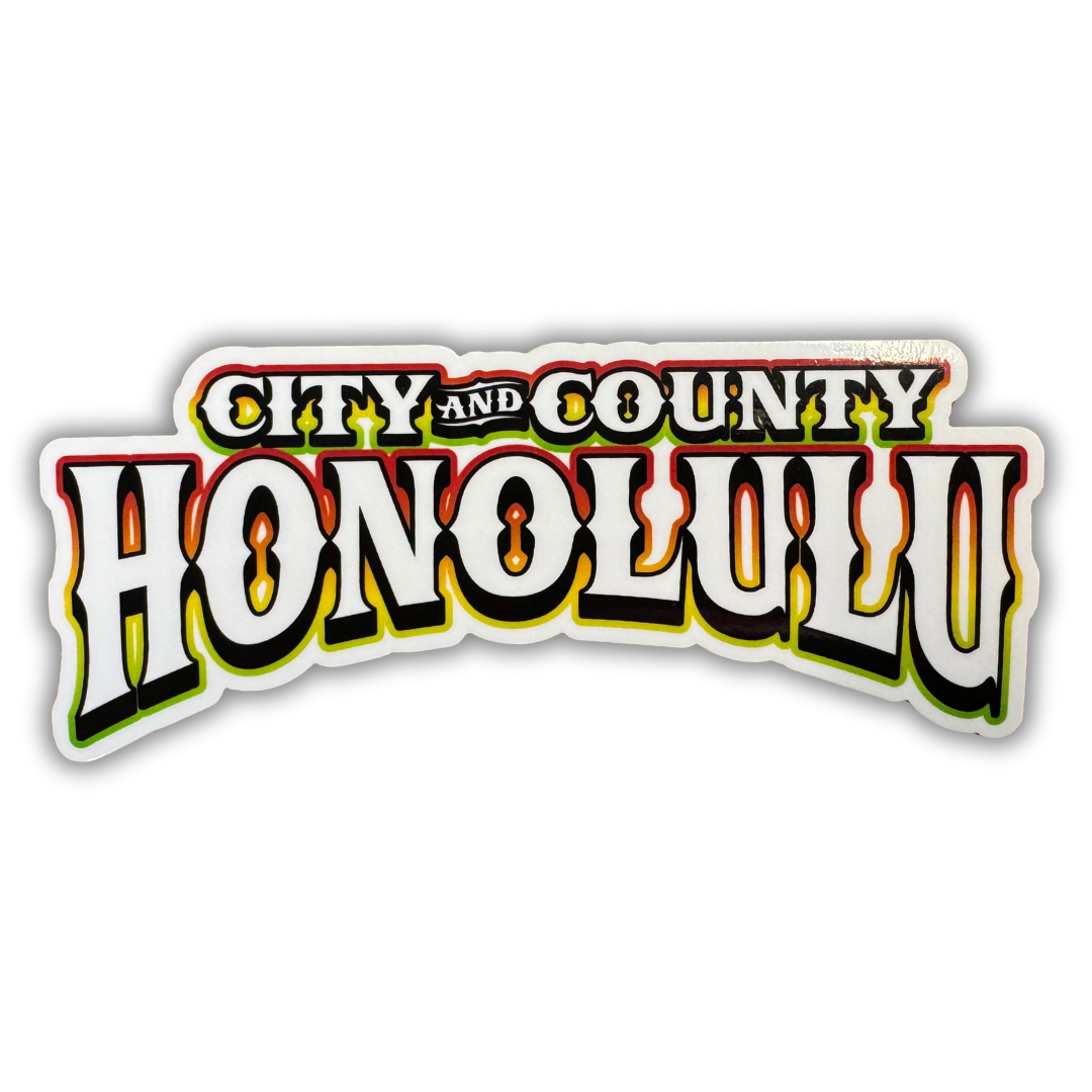 City and County Honolulu - Sticker