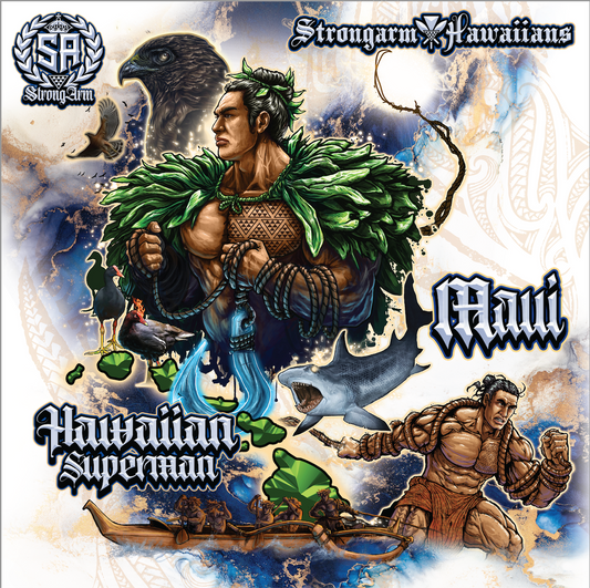 Legend of Maui - Shower Curtain