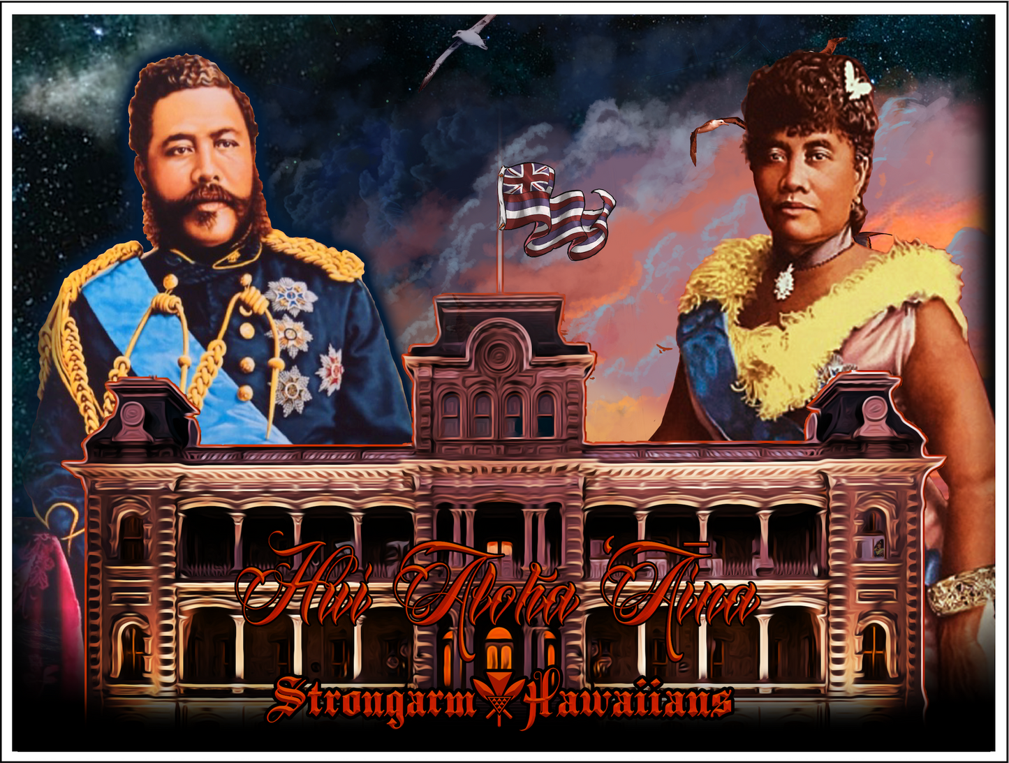 Monarchy - Plush Blanket