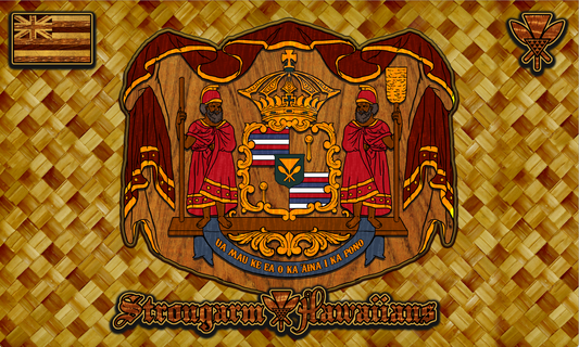 Hawaiian Coat of Arms - Flag