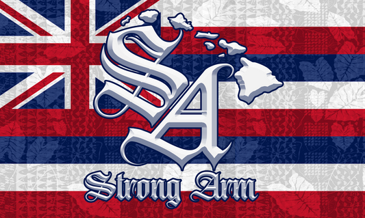 Strong Arm Islands Logo Hawaiian - Flag