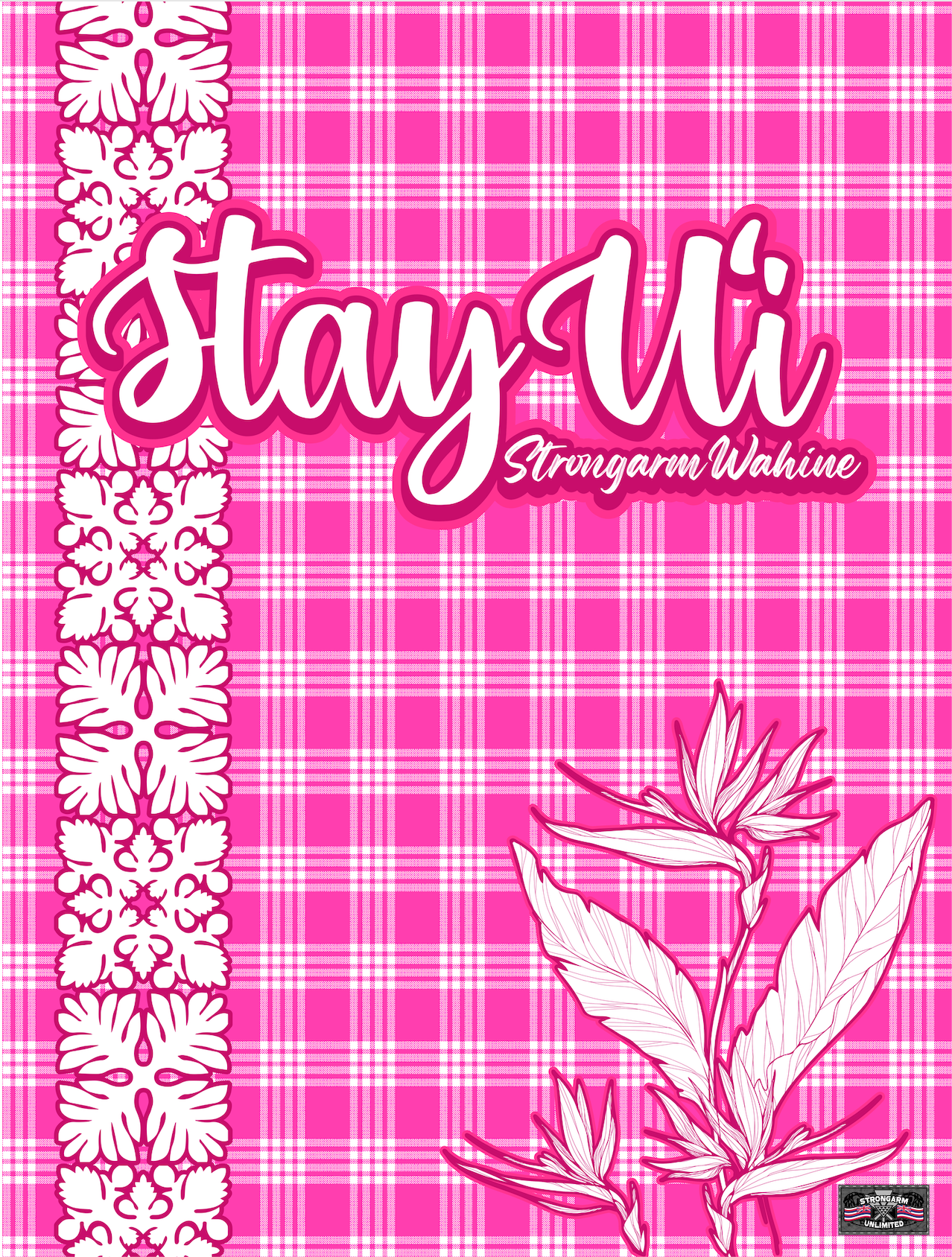 Stay Uʻi - Plush Blanket