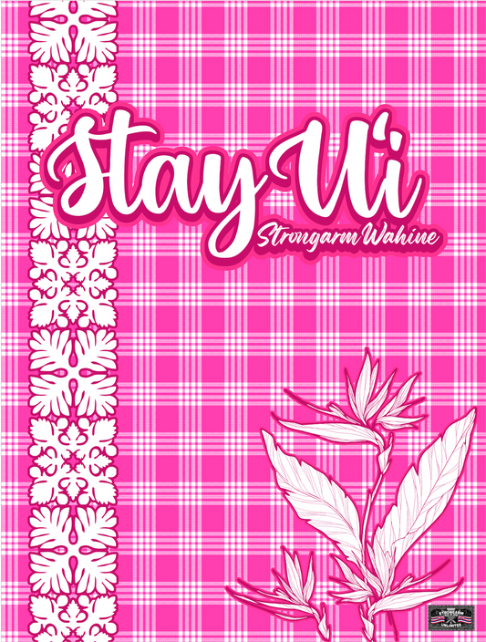 Stay Uʻi - Plush Blanket